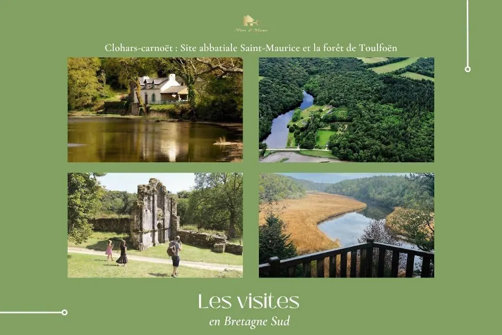 La Villa June Et Leon, Un Havre De Paix, 2-8 Pers Quimperle 0*,  France