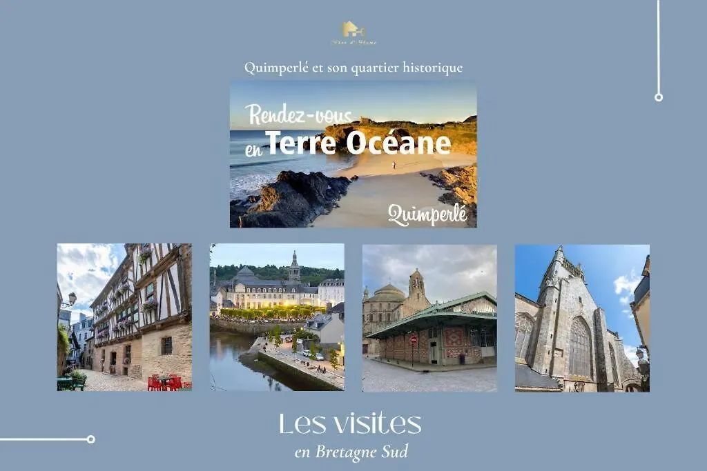 La Villa June Et Leon, Un Havre De Paix, 2-8 Pers Quimperle Holiday home